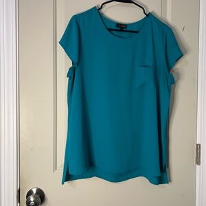 The Limited flowy top w/ pocket - TEAL / SIZE L